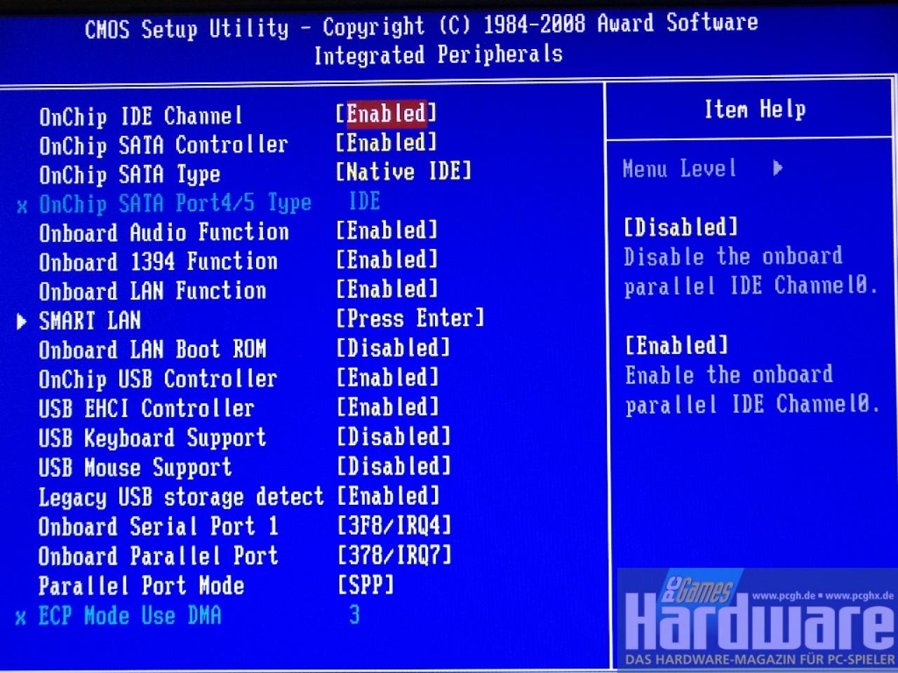 [10/09/2008] Gigabyte MA790GP-DS4H - Auslieferungs-BIOS F1 (Bild: PCGH)