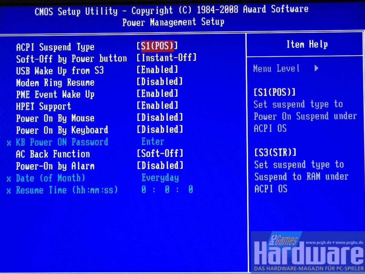 [10/09/2008] Gigabyte MA790GP-DS4H - Auslieferungs-BIOS F1 (Bild: PCGH)