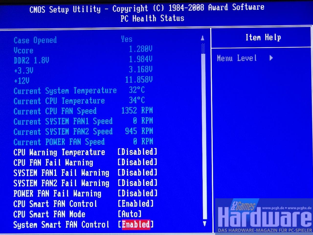 [10/09/2008] Gigabyte MA790GP-DS4H - Auslieferungs-BIOS F1 (Bild: PCGH)