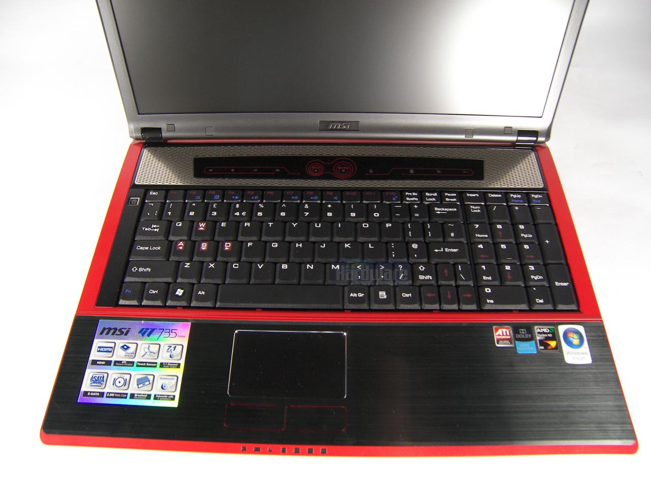 [26/09/2008] MSI GT735 (Bild: PCGH)