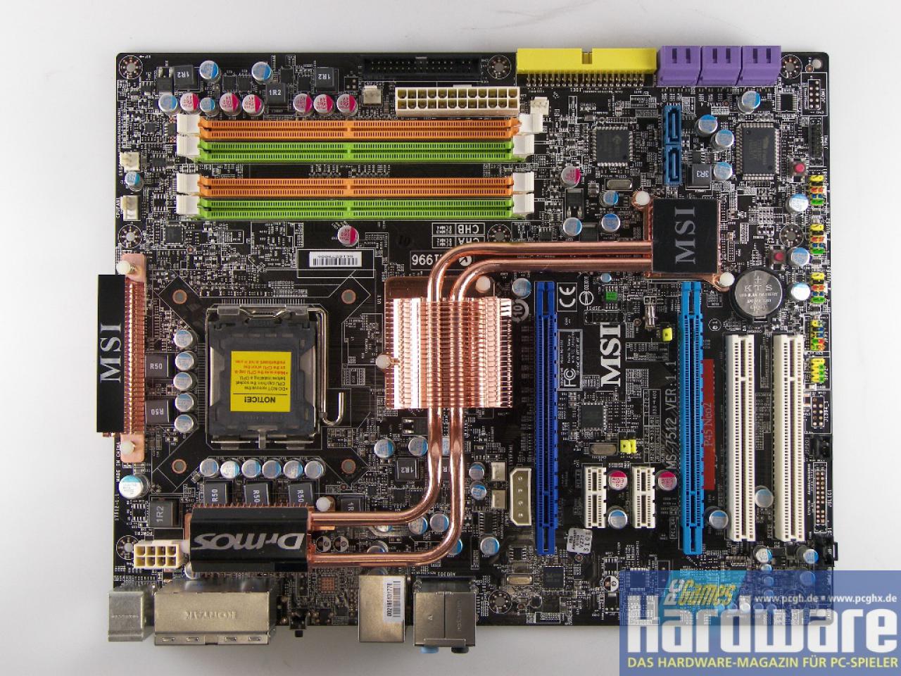 [01/09/2008] P45: MSI P45 Neo2 (Bild: PCGH)