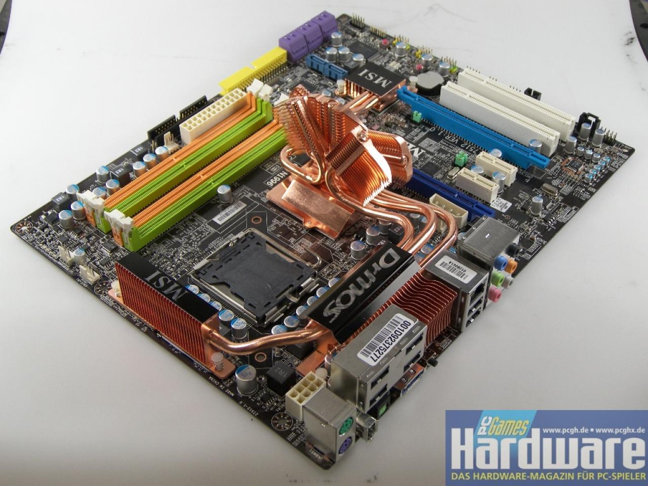[01/09/2008] P45: MSI P45 Platinum (Bild: PCGH)