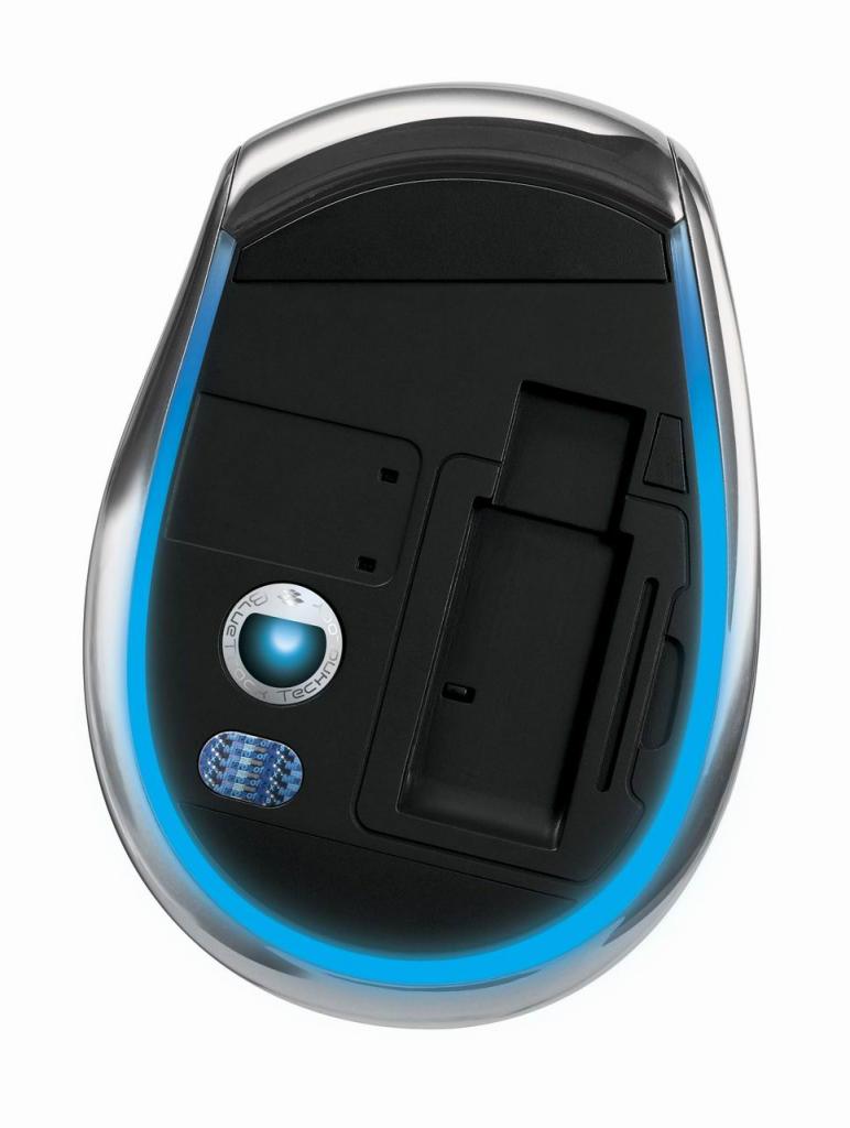 [10/09/2008] Microsoft Explorer Mini Mouse mit Blue Track: die Unterseite