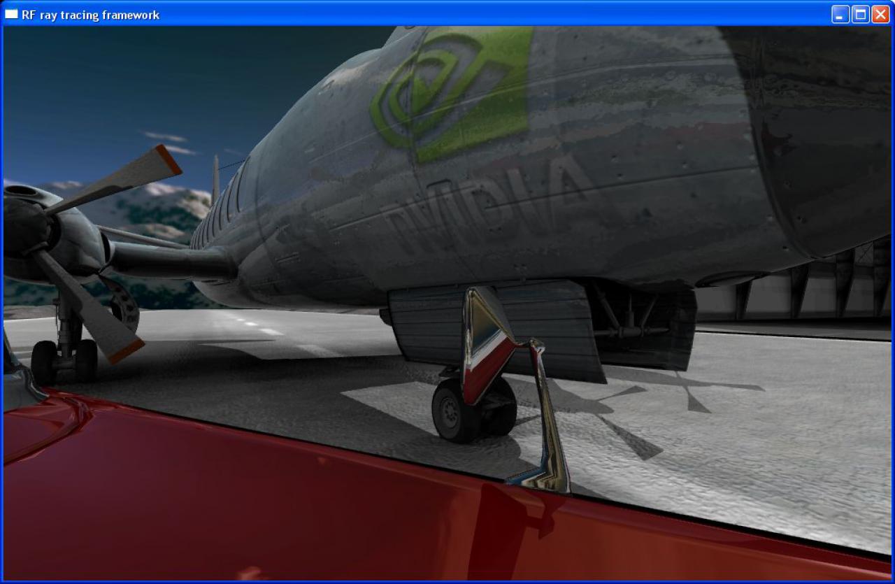 [25/09/2008] Nvidia: Beispiel für Hybrid-Rendering
