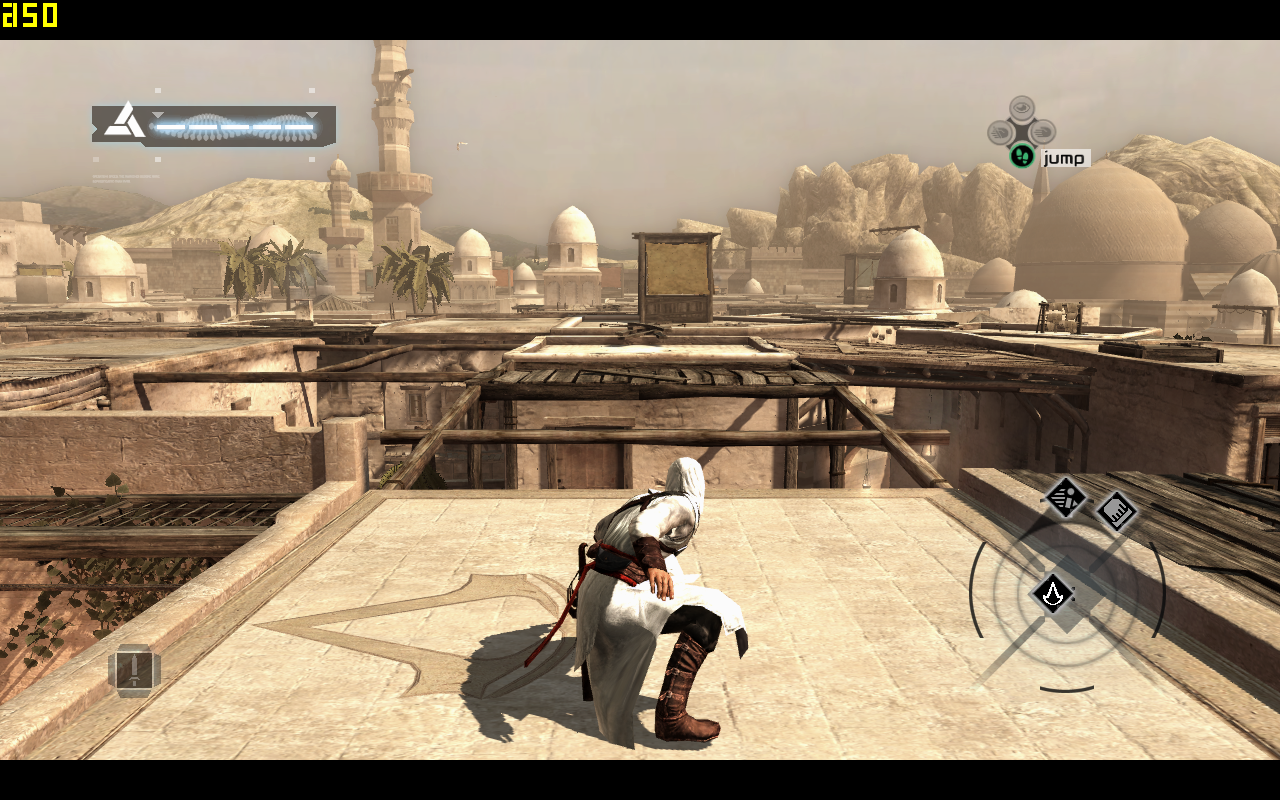 [02/09/2008] PCGH-Benchmark: Assassin's Creed - der Start auf dem Dach des Assassin's Bureau in Damaskus