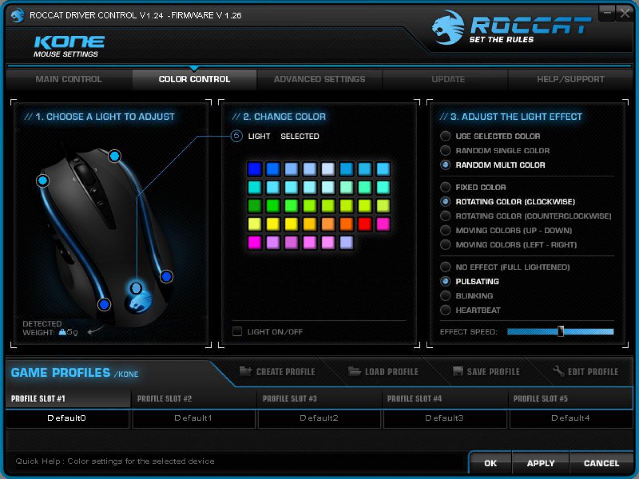 [02/09/2008] Roccat Kone - Treibereinstellungen