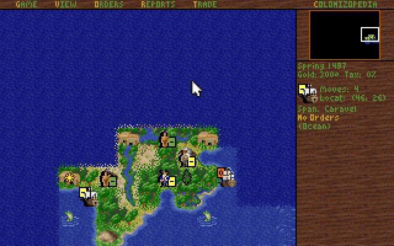 [22/09/2008] Die wilden Neunziger, 1994: Sid Meier´s Colonization (Bild: Mobygames.com)