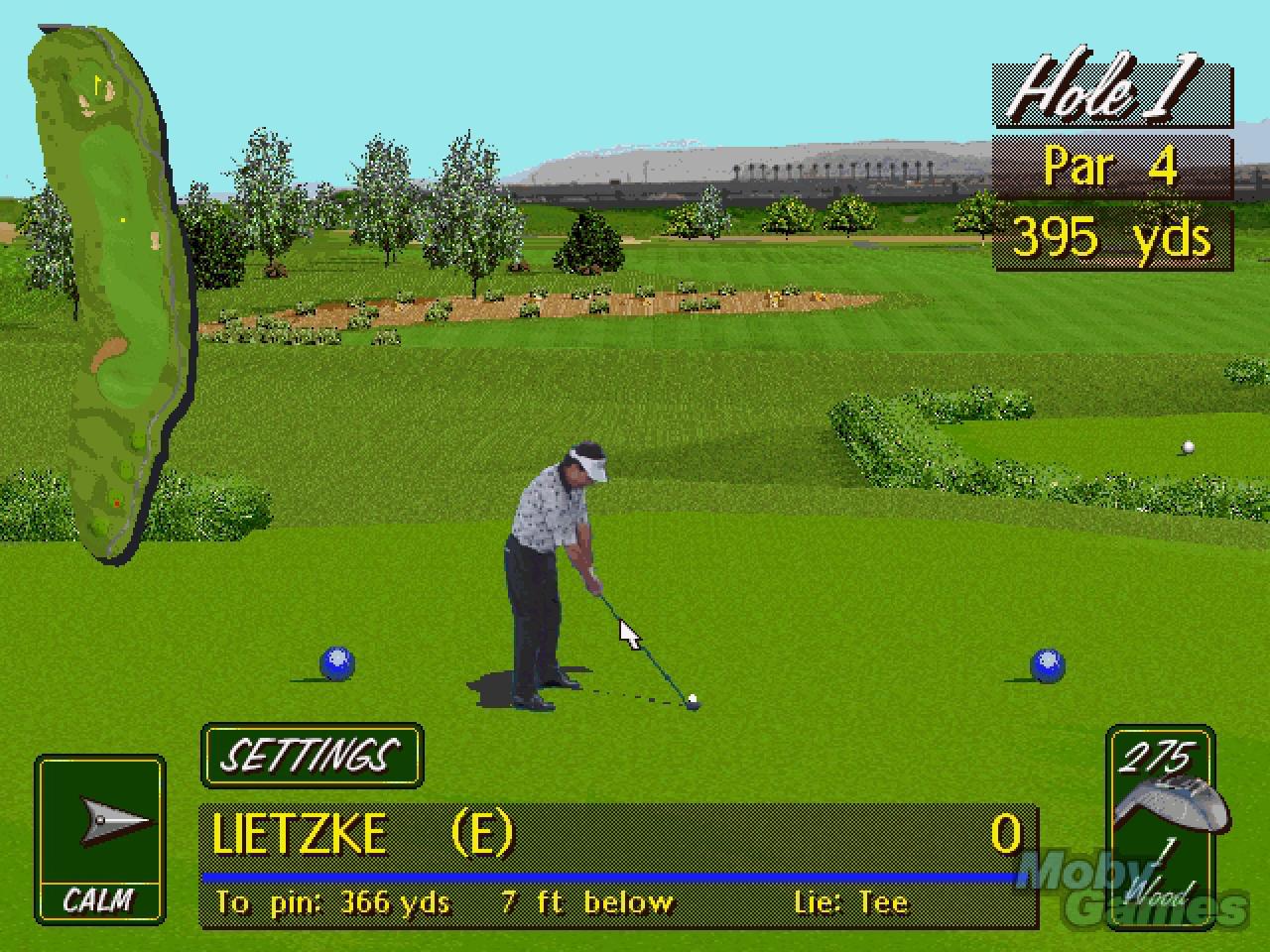 [22/09/2008] Die wilden Neunziger, 1994: PGA Tour Golf 486 (Bild: Mobygames.com)