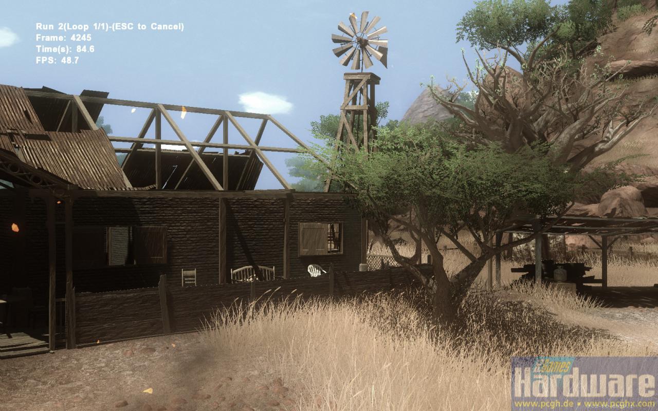 [16/10/2008] Szene aus dem Far Cry 2 Benchmark