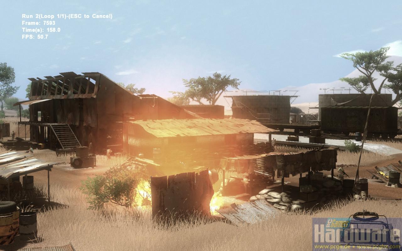 [16/10/2008] Szene aus dem Far Cry 2 Benchmark