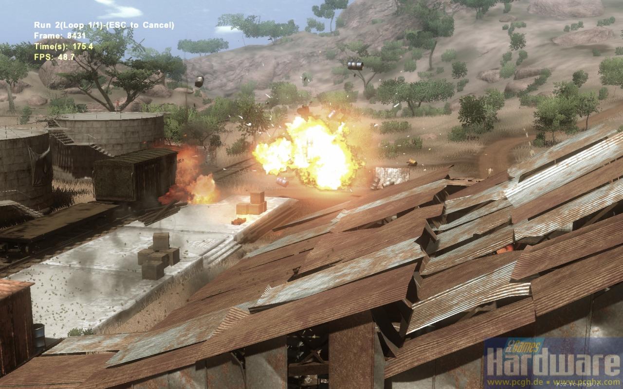 [16/10/2008] Szene aus dem Far Cry 2 Benchmark
