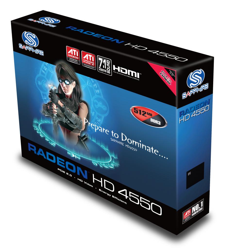 [02/10/2008] Sapphire Radeon HD 4550 (Bild: Sapphire)