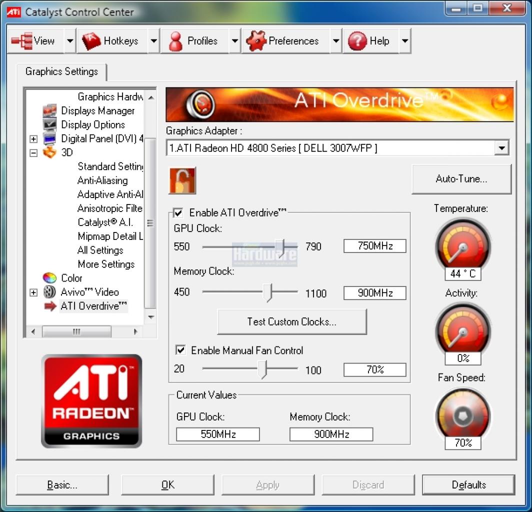 [15/10/2008] Die Lüftersteuerung ist bei den allen 8.10-Derivaten vorhanden, funktioniert aber nur in der WHQL-Version korrekt