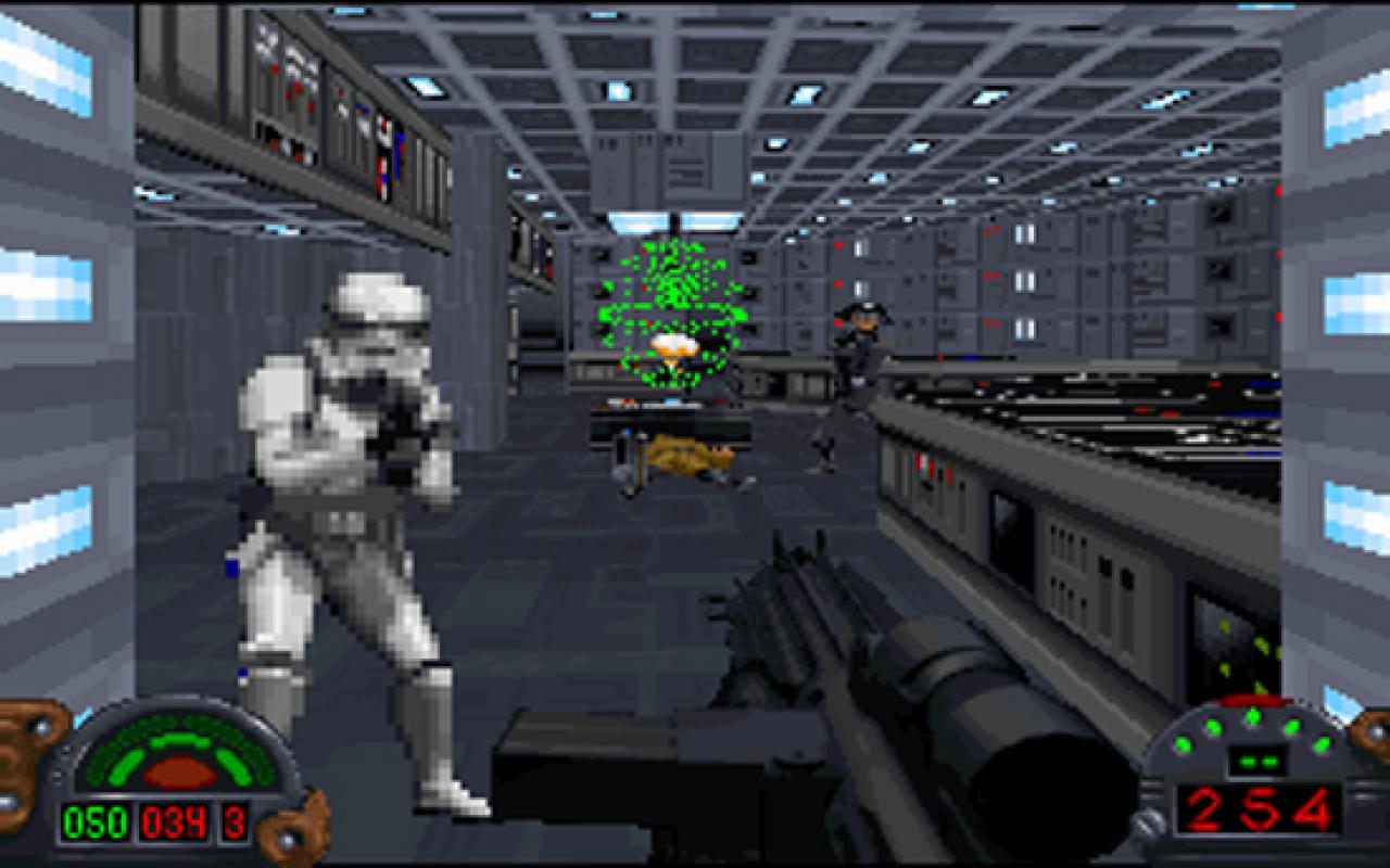 [17/10/2008] Thilo - Star Wars Dark Forces war anno 1995 damals ein böses Spiel, es würde heute vermutlich keinen Jugendschützer mehr jucken. Gespielt habe ich es trotzdem. Und nicht gerade wenig.