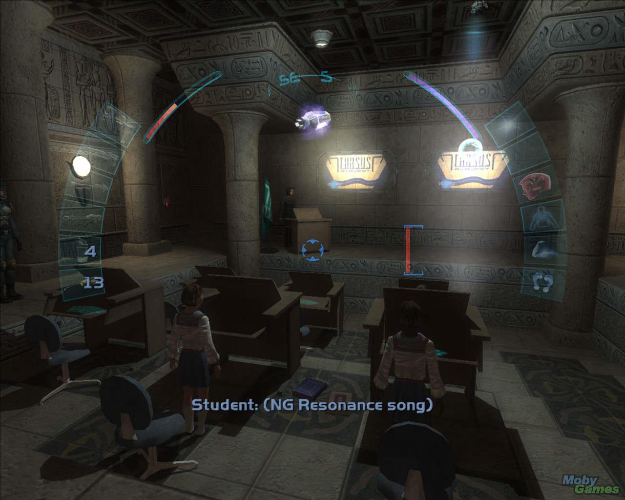 [08/10/2008] 2003: Deus Ex 2 (wie Thief unglaublicher Hardwarehunger und ließ sich auch nicht wirklich gut an den Rechner anpassen). Läuft erst gut mit einem 1,5 GHz schneller Prozessor, 512 MB RAM, 2 GB HDD-Platz und einer 128-MB-Grafikkarte