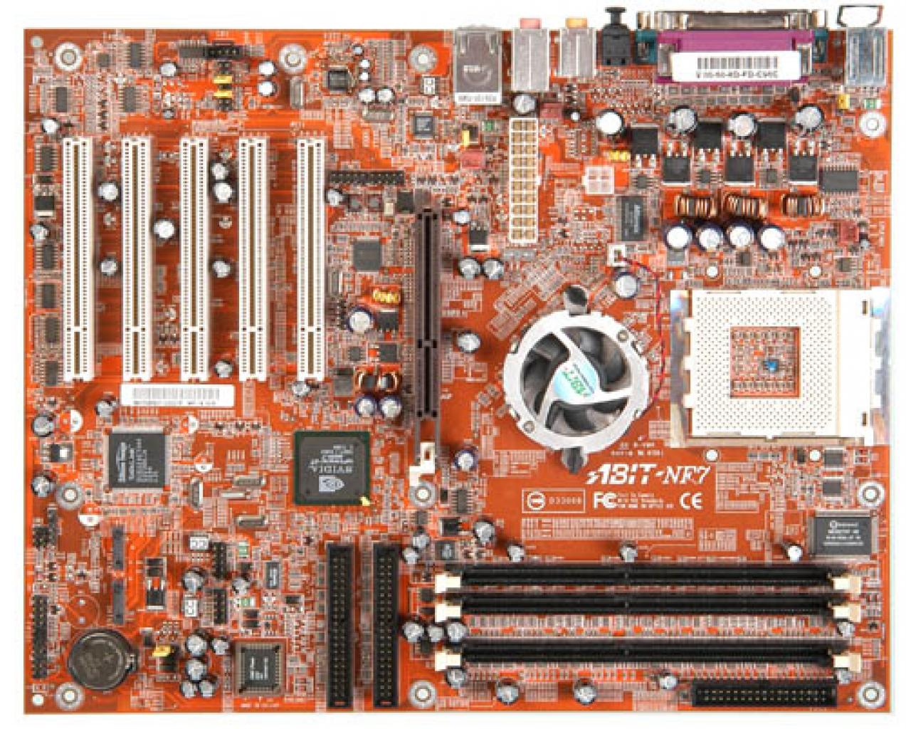 [22/10/2008] Abit NF7-S: Das A7N-8X war zwar weit verbreitet, für viele gilt das Abit-Board aber als eine der besten Nforce2-Hauptplatinen.