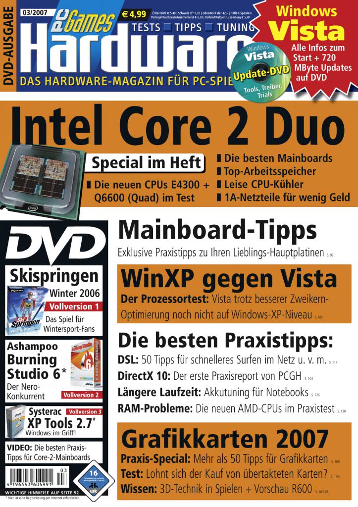[22/10/2008] Titelseite der PCGH 03/2007