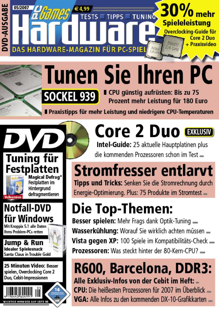 [22/10/2008] Titelseite der PCGH 05/2007