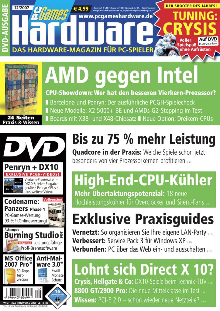[22/10/2008] Titelseite der PCGH 12/2007