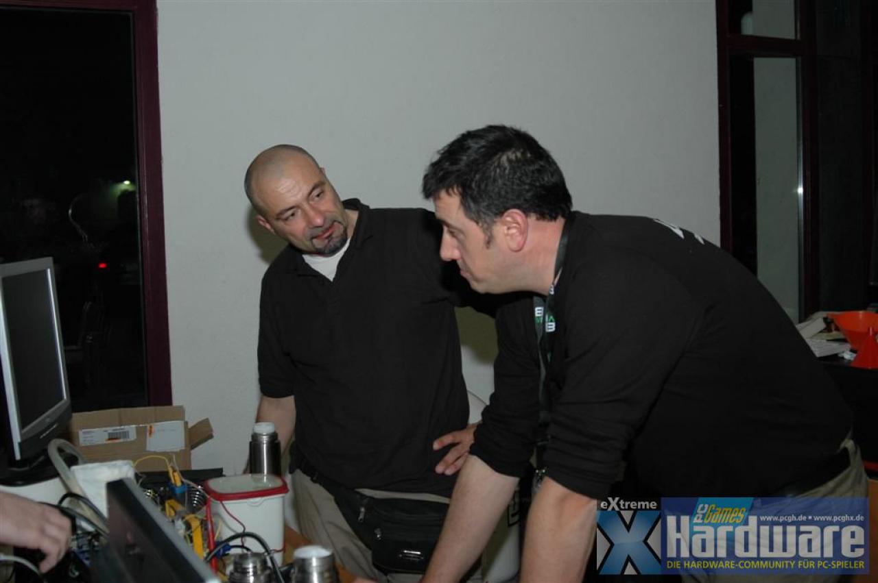 [28/10/2008] Team Italy mit giorgioprimo (links) und Leghorn (rechts)
