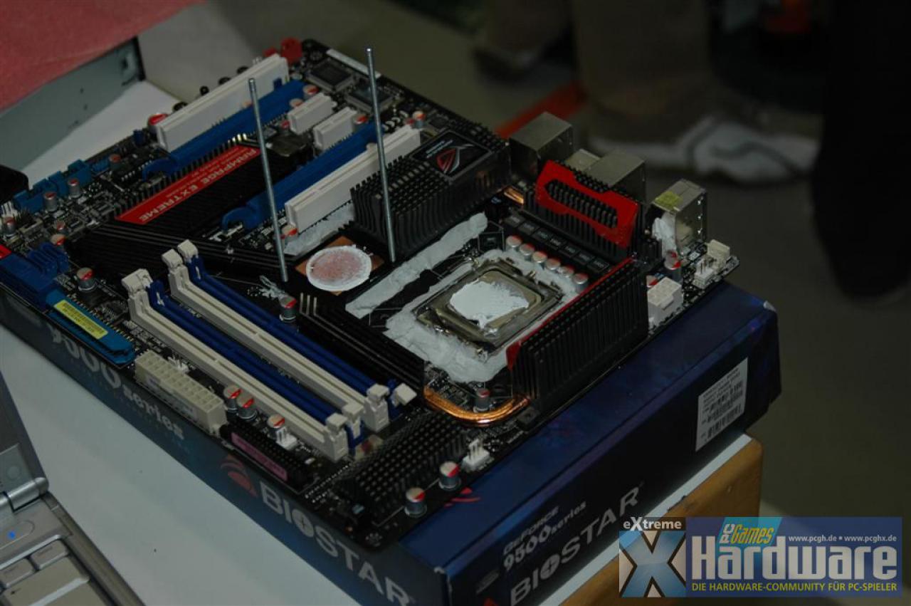 [28/10/2008] Eines der 1.231.412.431 Asus Rampage Extreme, die auf der AOCM benutzt wurden