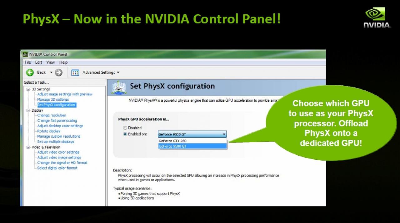 [22/10/2008] Geforce Release 180: Neue Physx-Option