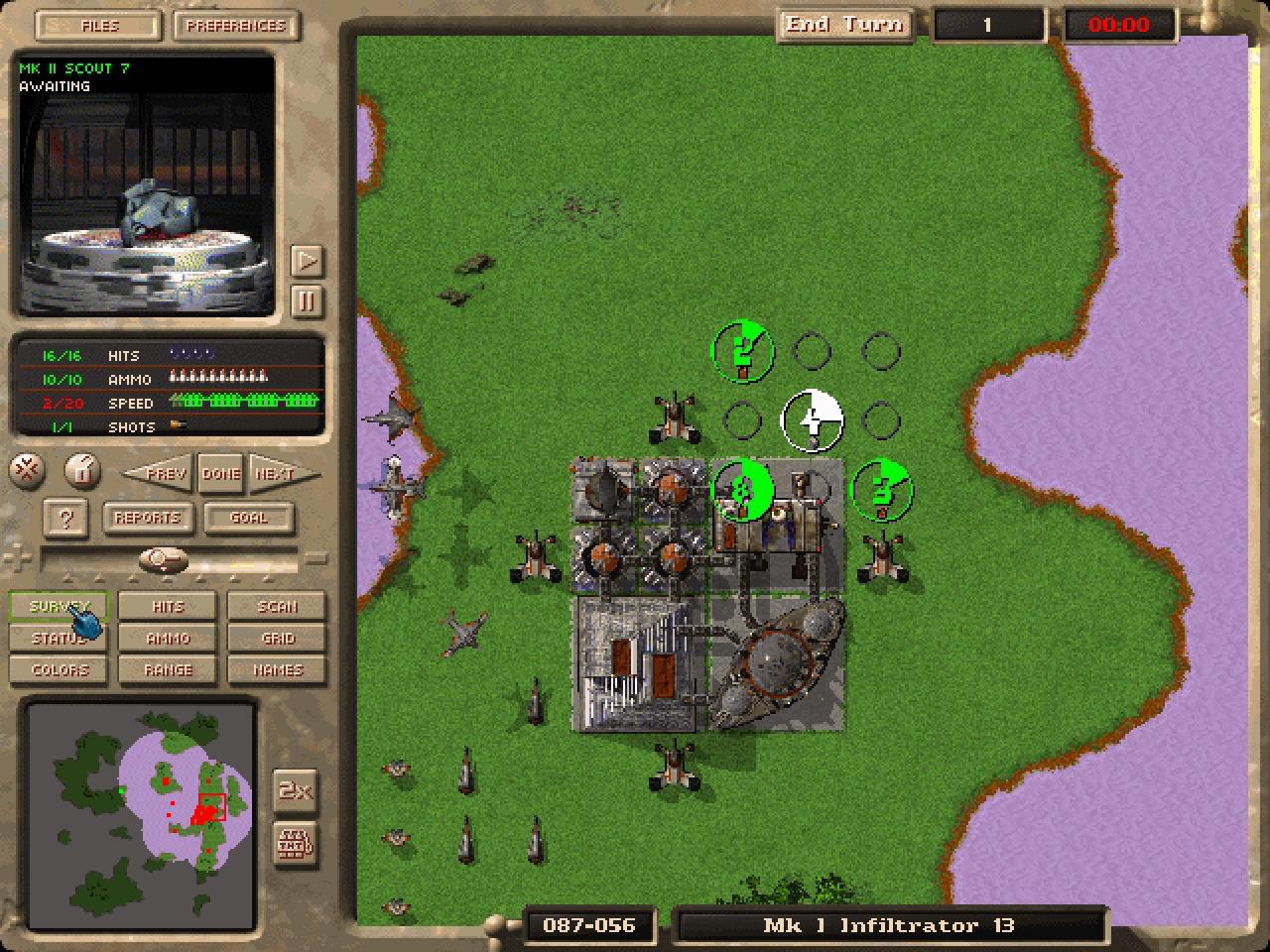 [06/10/2008] Die wilden Neunziger, 1996: M.A.X.: Mechanized Assault and Exploration (Bild: Mobygames.com)