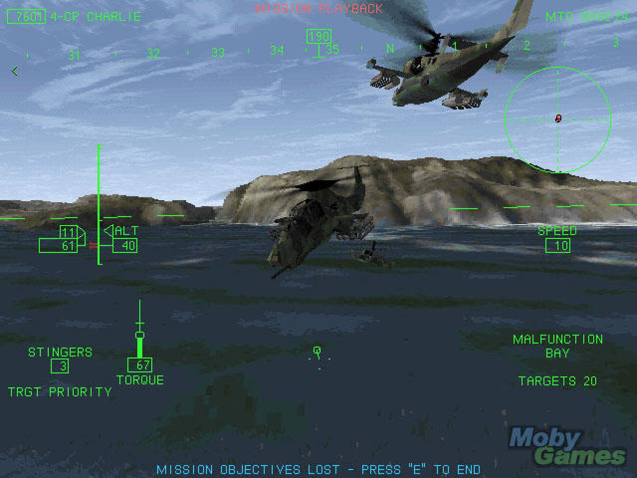 [13/10/2008] Die wilden Neunziger, 1997: Comanche 3 (Bild: Mobygames.com)