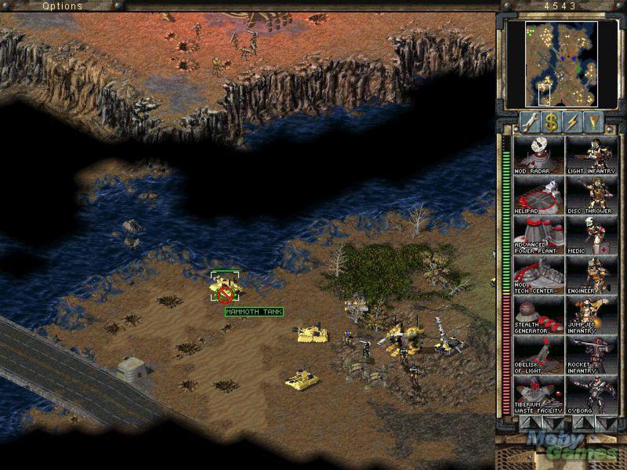 [27/10/2008] Die wilden Neunziger, 1999: Command & Conquer - Tiberian Sun (Bild: Mobygames.com)