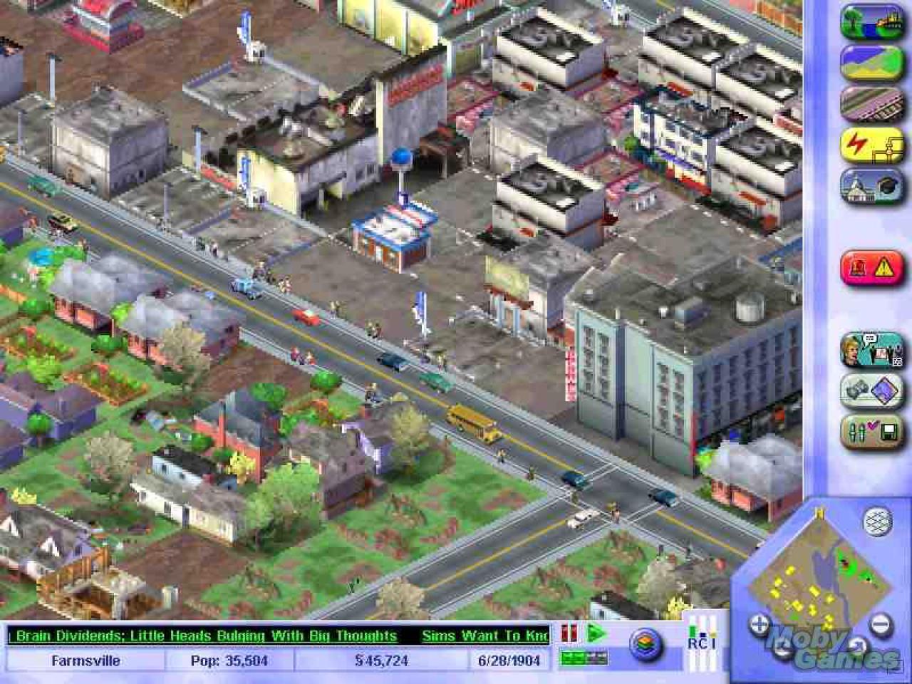[27/10/2008] Die wilden Neunziger, 1999: SimCity 3000 (Bild: Mobygames.com)