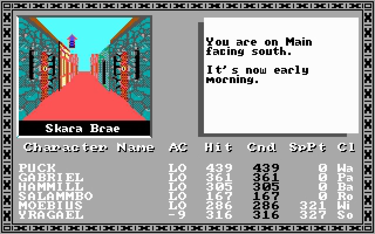 [30/10/2008] Die besten Fantasy-Spiele für den PC aus drei Jahrzenten (Teil 1: Die Achtziger): Tales of the unknown, Volume 1, The Bard's Tale, 1987 (Bild:Mobygames.com)