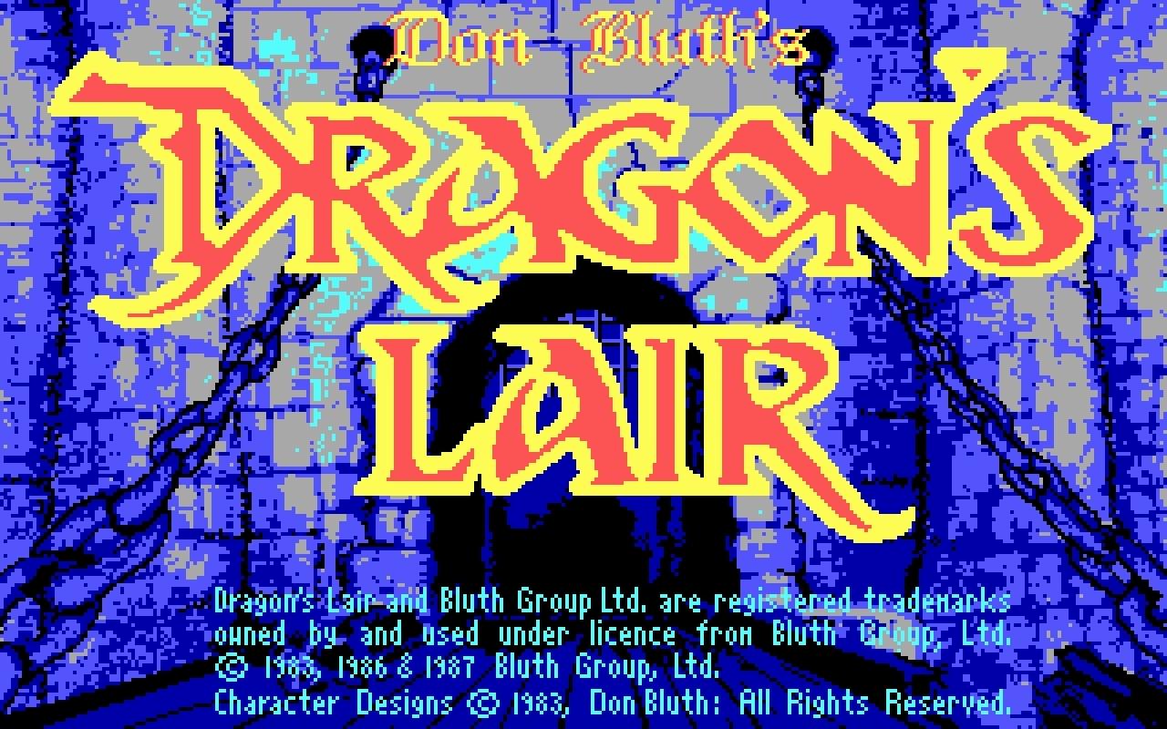 [30/10/2008] Die besten Fantasy-Spiele für den PC aus drei Jahrzenten (Teil 1: Die Achtziger): Dragon's Lair, 1989 (Bild: Mobygames.com)