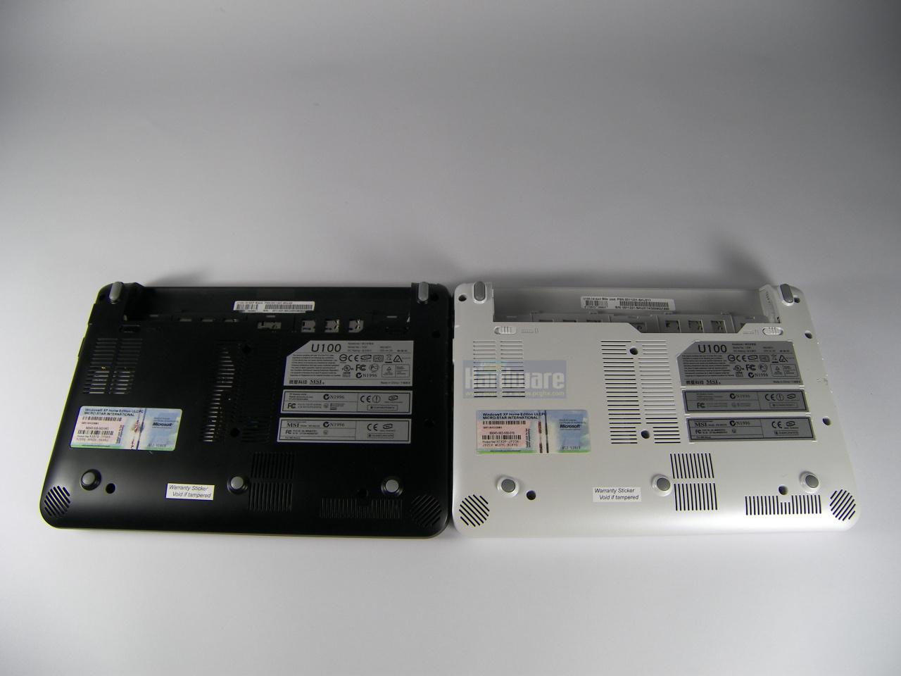 [08/10/2008] MSI Wind U100 vs. U100 Luxury (Bild: PCGH)