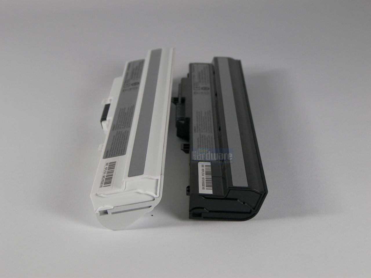 [08/10/2008] Der Akku des MSI Wind U100 vs. U100 Luxury (Bild: PCGH)