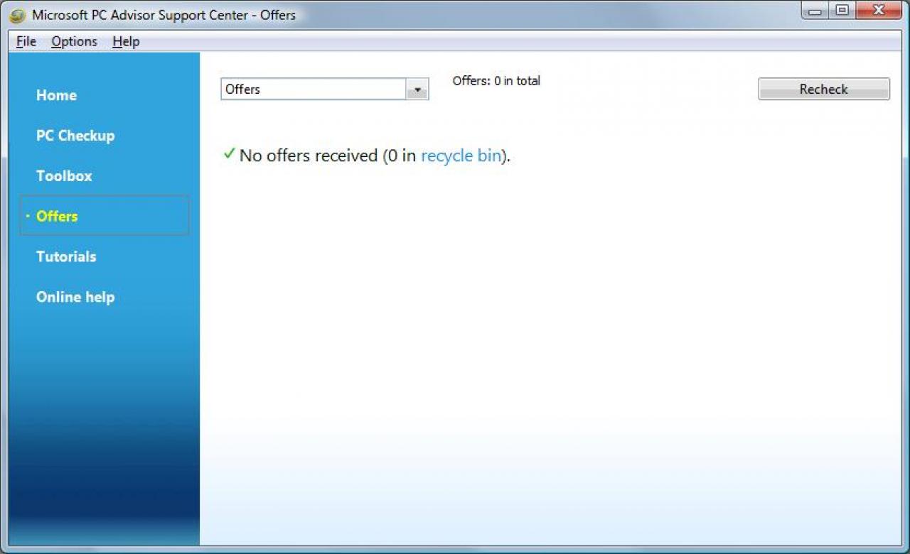 [15/10/2008] Das PC Advisor-Tool von Microsoft. (Bild: maximumpc)
