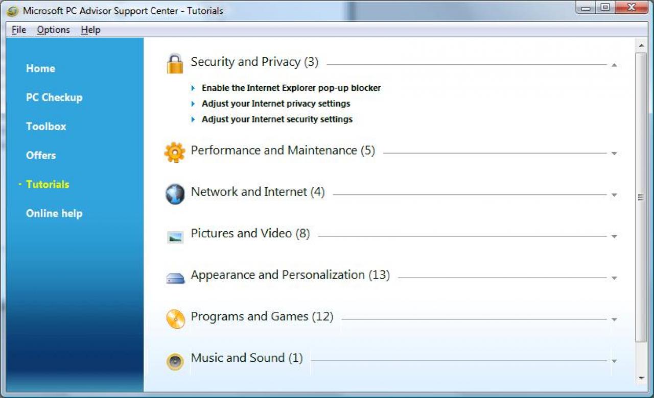 [15/10/2008] Das PC Advisor-Tool von Microsoft. (Bild: maximumpc)