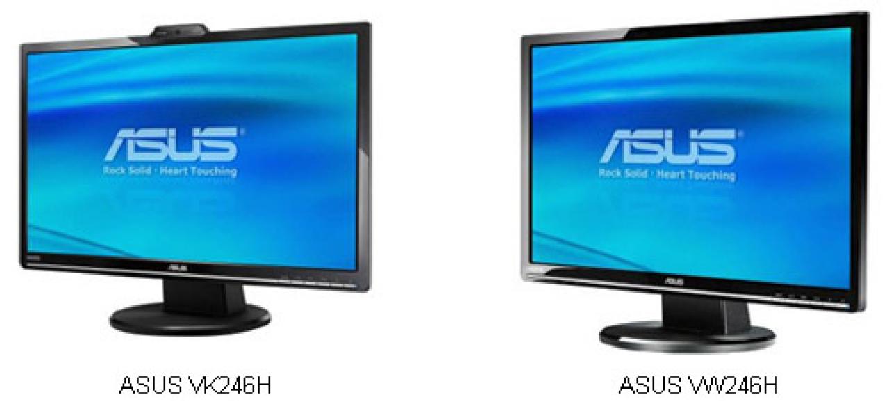 [22/10/2008] Asus VK246H und Asus VW246H (Bild: Asus)