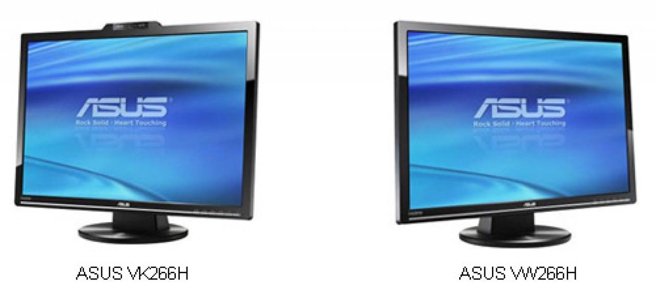 [22/10/2008] Asus VK266H und Asus VW266H (Bild: Asus)