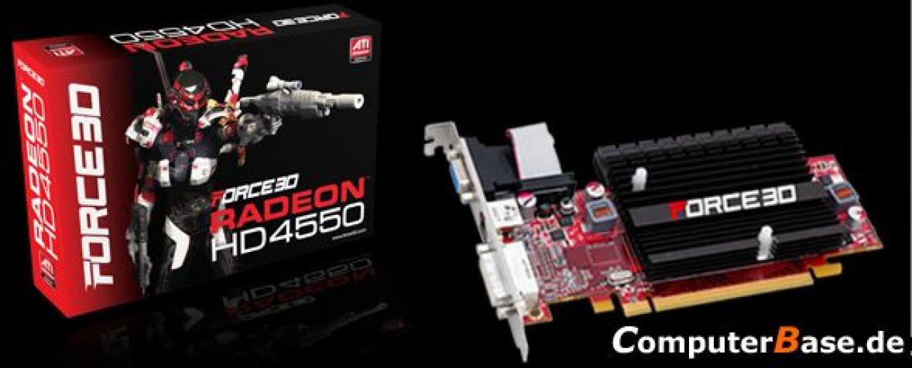 [01/10/2008] Force 3D Radeon HD 4550 (Bild: Computerbase)