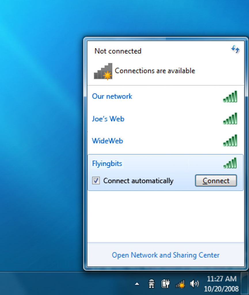 [28/10/2008] Einfachere Konfiguration von WLAN-Netzen.