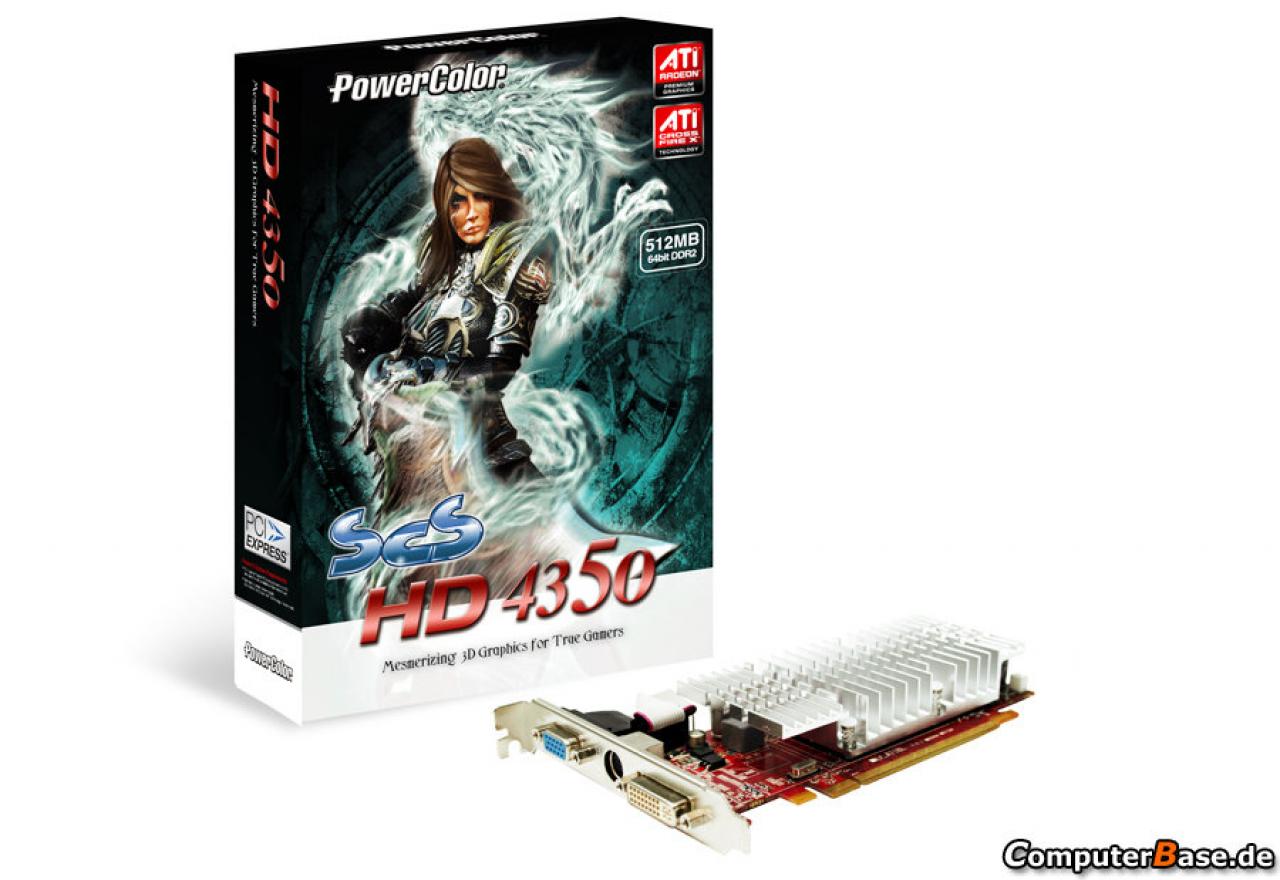 [01/10/2008] Powercolor Radeon HD 4350 AX4350 512MD2-S (Bild: Computerbase)