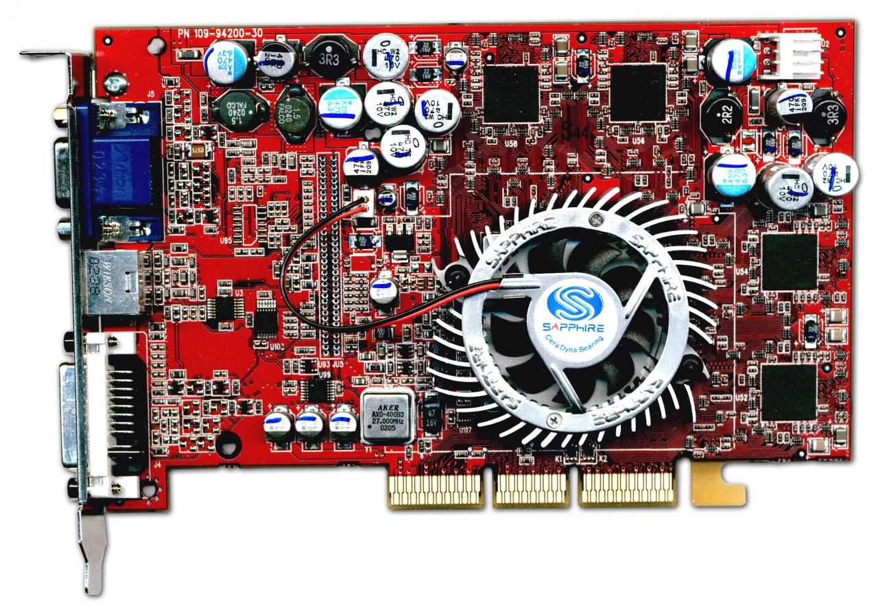 [22/10/2008] Radeon 9500 (Non-Pro, 128 MiByte) Bestimmte Modelle (L-förmige Speicheranordnung!) der Radeon 9500 ließen sich noch zu 9700ern freischalten (unlocken). Der Spieler konnte so viel Geld sparen. 