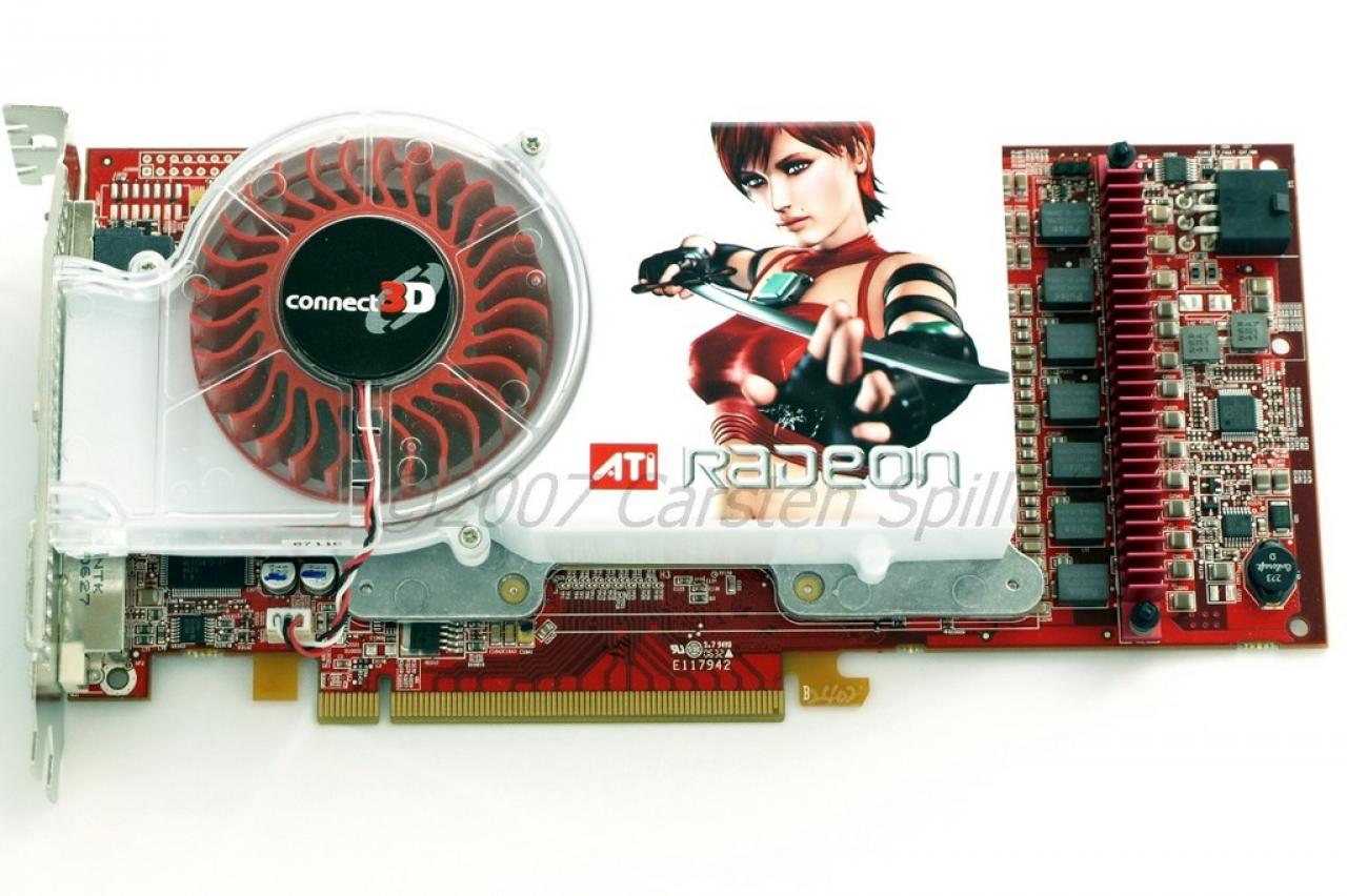 [27/11/2008] Radeon X1900 (2006): R580-Chip, drei Shader-ALUs, Verbesserungen für die Schattenberechnung, 384 Millionen Transistoren.