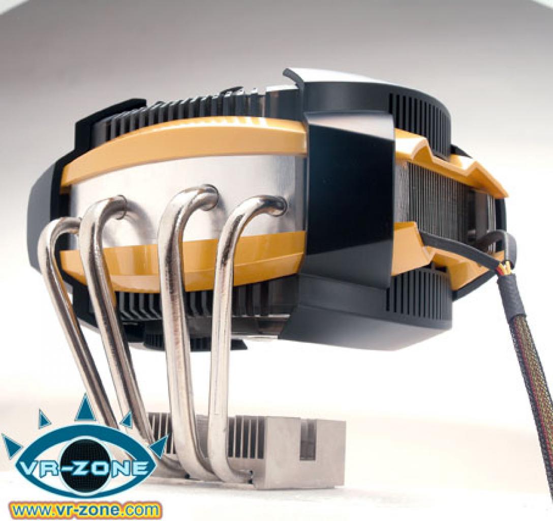 [27/11/2008] Mit dem UFO V51 erweitert die Firma Galcialtech ihr Kühlerportfolio im zwei neue Modelle. (Bild: VR-Zone.com) 
