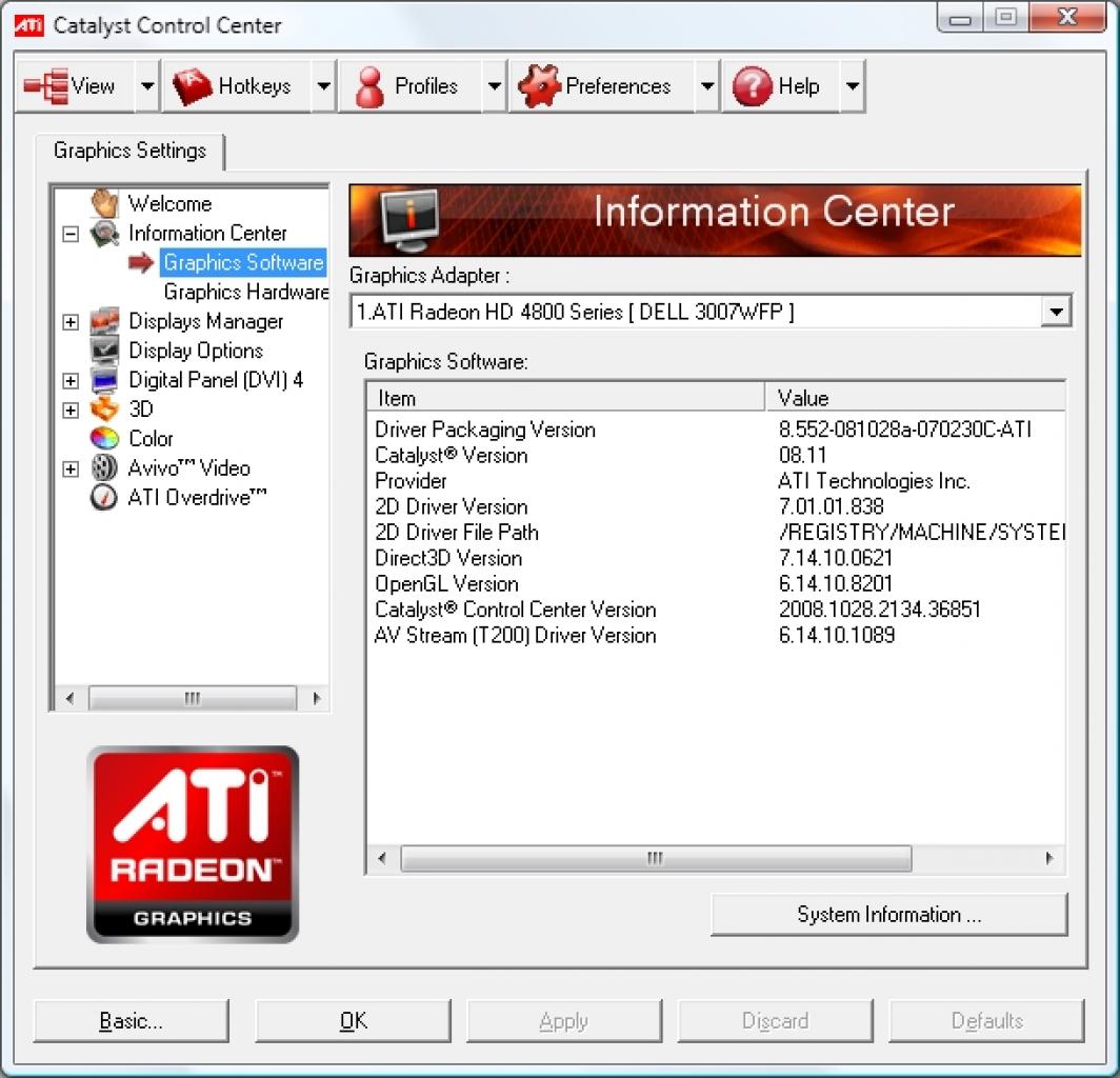 [19/11/2008] Catalyst 8.11 WHQL