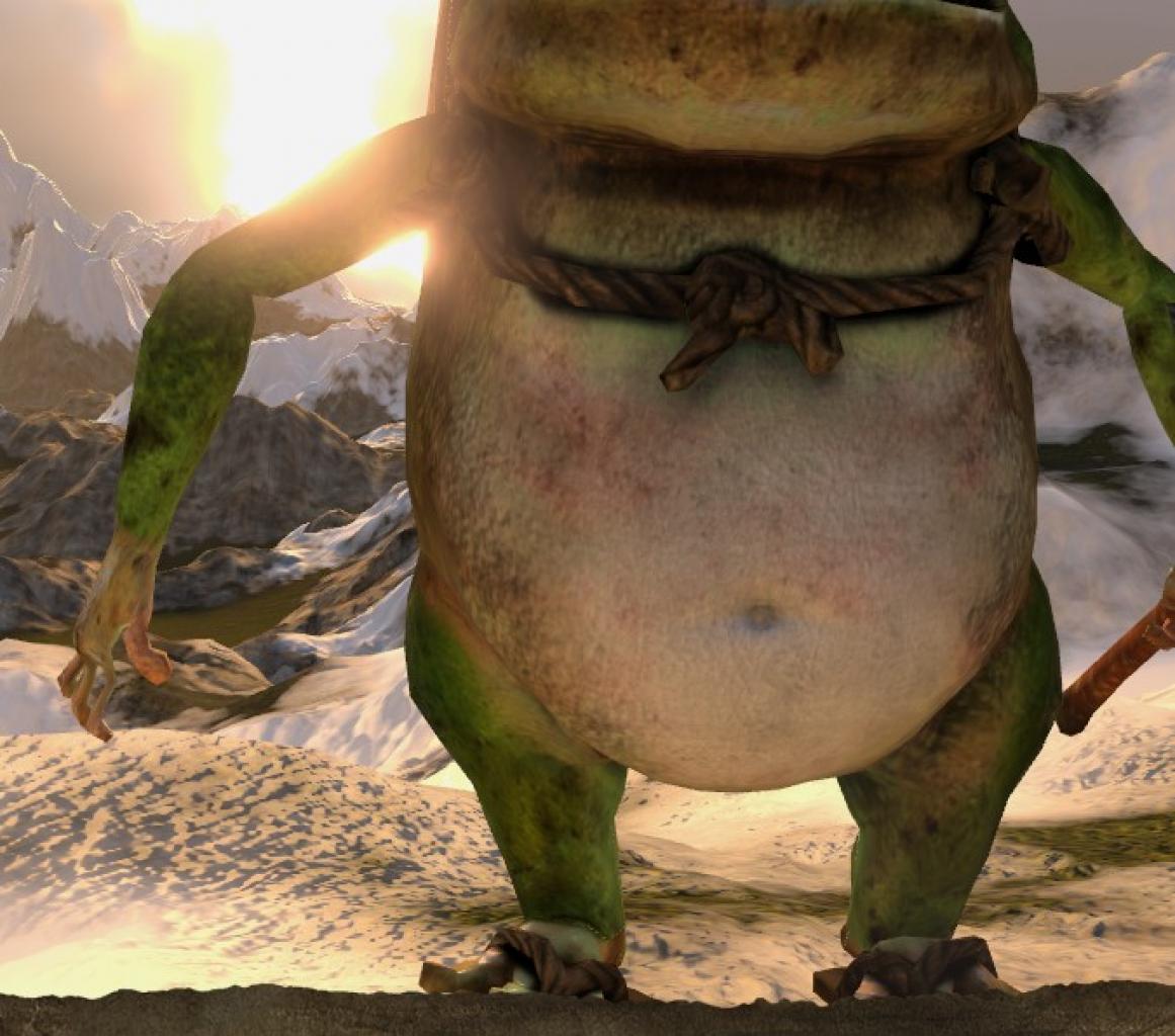 [17/11/2008] March of the Froblins: Ohne Tesselation und Displacement Mapping