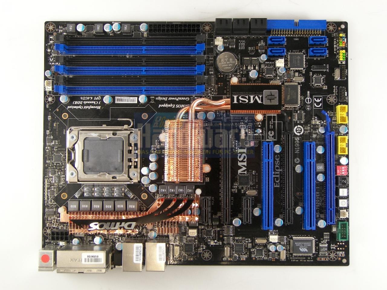 [24/11/2008] MSI Eclipse SLI (Bild: PCGH)