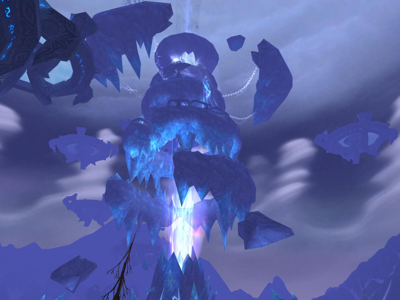 [18/11/2008] Wrath of the Lich King: Blick auf den Nexus (50% Sichtweite)