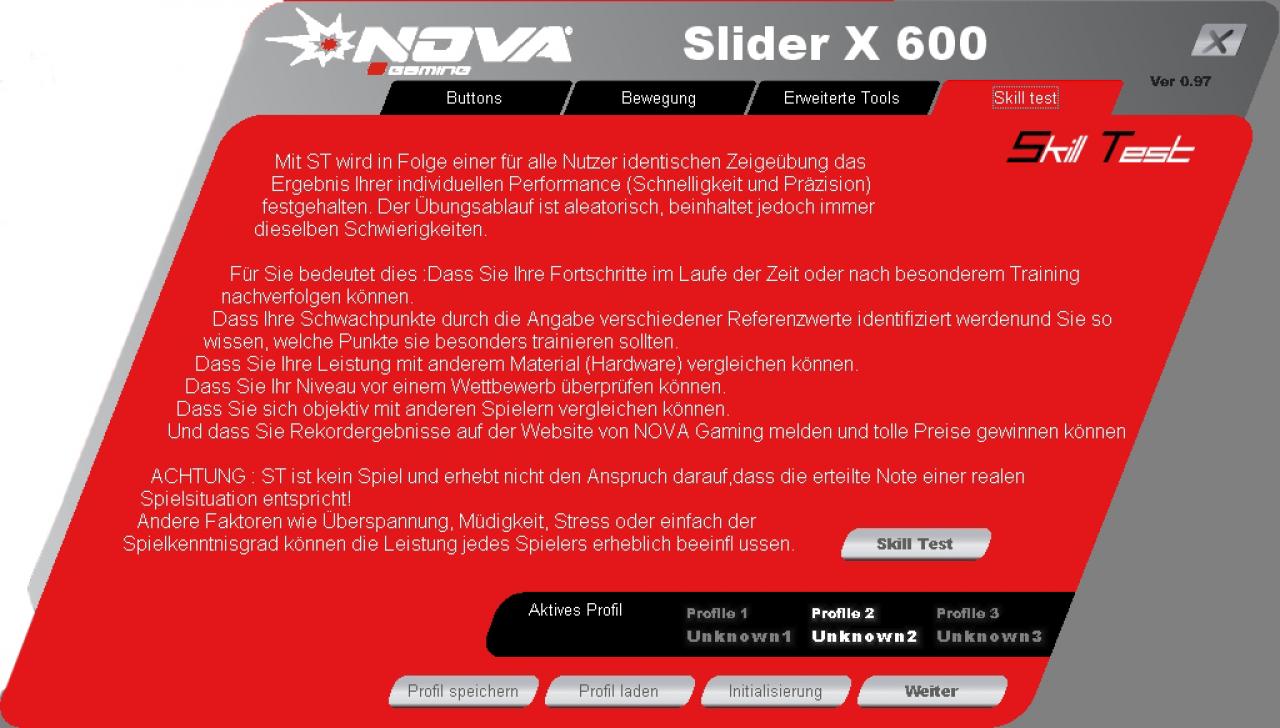 [25/11/2008] Die Software der Nova Slider X 600 (11)