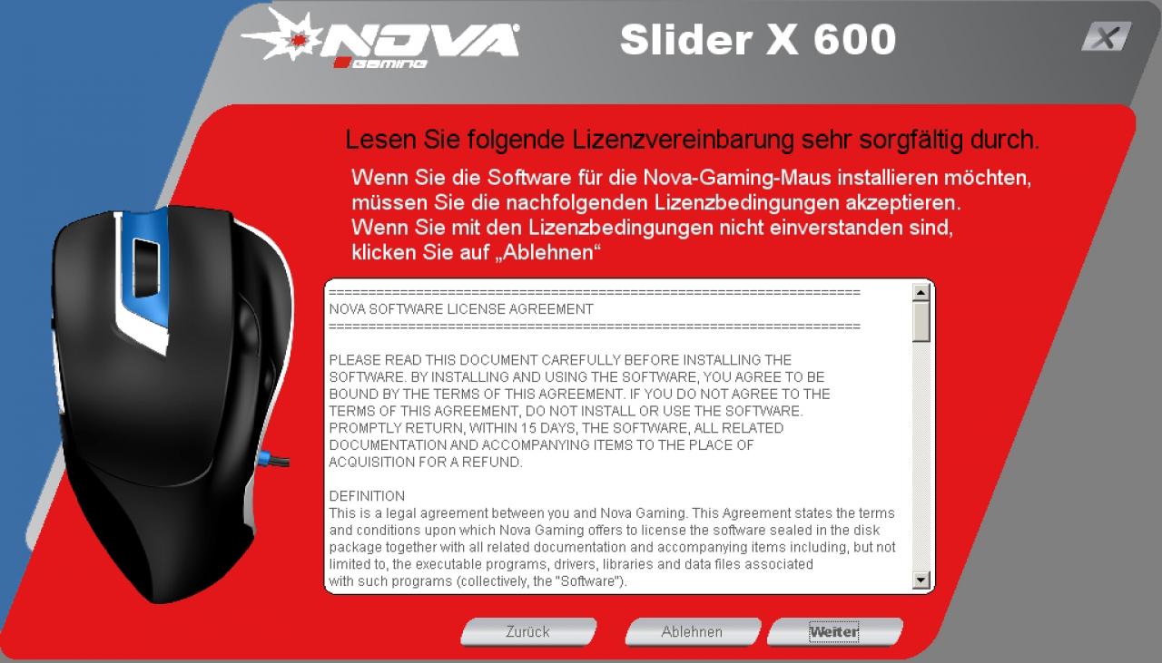 [25/11/2008] Die Software der Nova Slider X 600 (14)